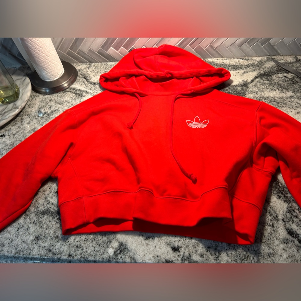 Adidas Cropped Hoddie